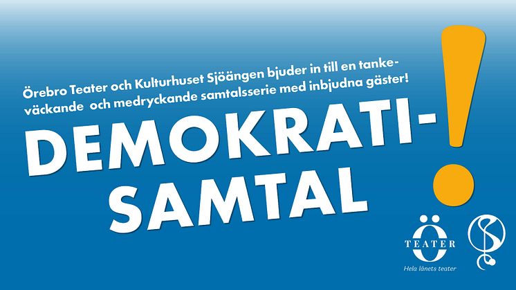 Samtalsserie med demokrati i fokus 