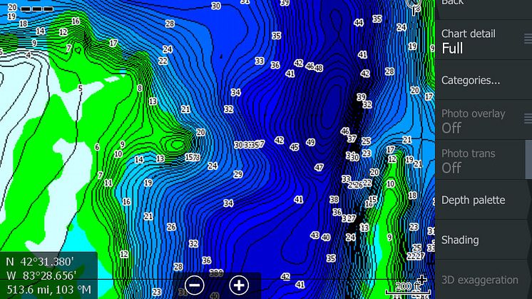 Hi-res image - C-MAP - Genesis Edge Vegetation Layer