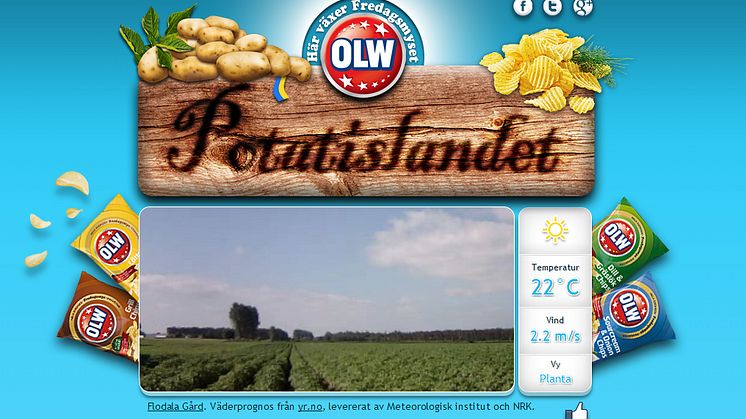 OLW direktsänder från potatisland utanför Kristianstad