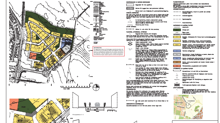 Karta över nyexploatering i Mariastaden