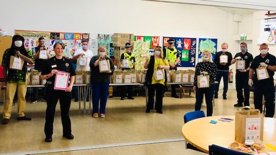 Melanie, Glen and Jim from Possobilities, Karla from SFRS, Brian and Magdalena from Police Scotland, Councillor Graham Campbell, Bailie Jacqueline McLaren, Ann McLaughlin MP, Dom, Ronnie and Margaret Fraser from ng homes