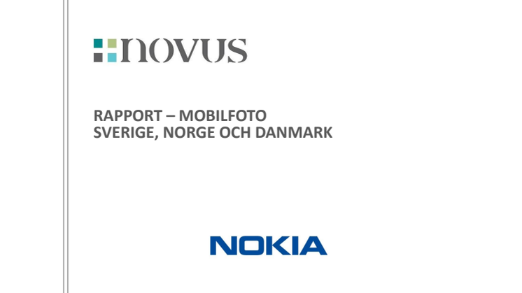 Novus-rapport i PDF_ Mobilfotografering Nokia