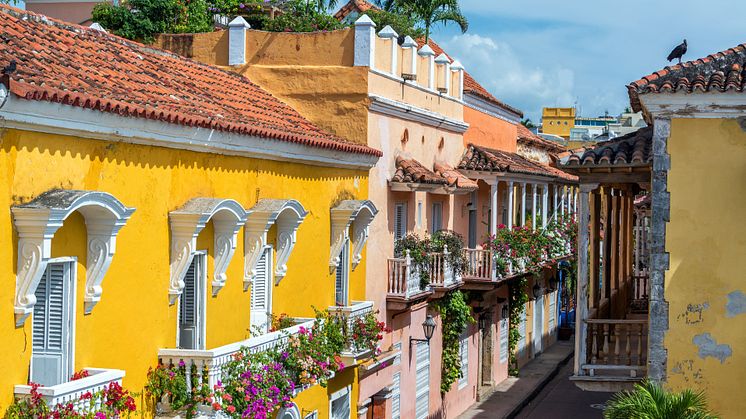 Vakker by: Cartagena er en naturskjønn perle som ligger langs nordkysten av Colombia