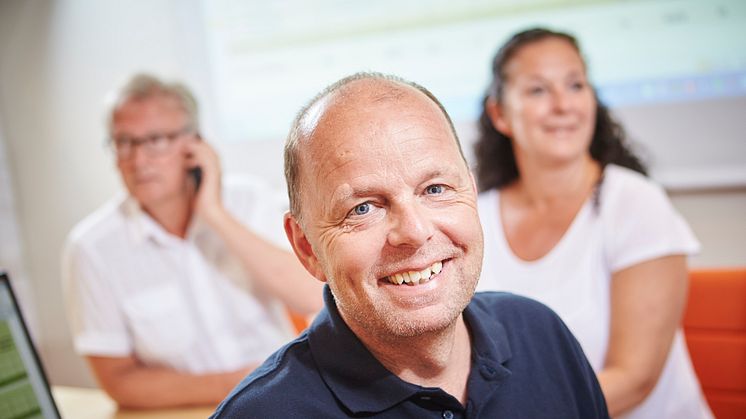 Några av våra medarbetare på bostadssociala enheten.