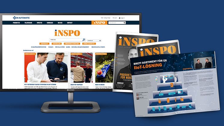 Konceptet Inspo består av tre olika delar; en kunskapsportal, nyhetsbrev via mail samt ett kundmagasin.