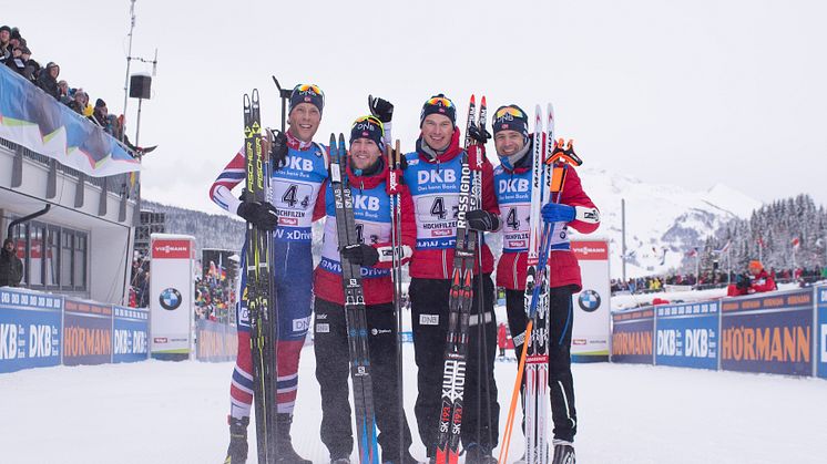 Disse går stafett i Oberhof