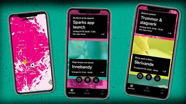Sparks Generation lanserar Sparksapp.se – framtidens fritidsplattform för unga 