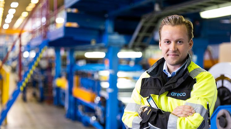 ​Areco Profiles fabrik i Finland återvinner allt