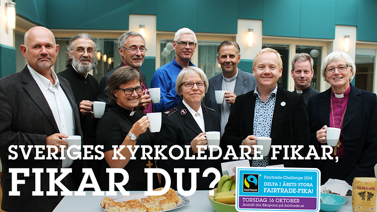 Sverige får sin hundrade Kyrka för Fairtrade