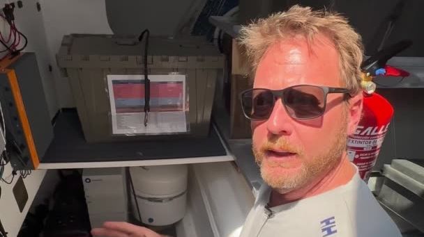 American Magic chase boat captain Dusty Burrell praises Bluewater Spirit water purifier