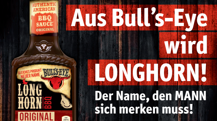 Aus Bull’s-Eye von Mondelēz International wird LONGHORN