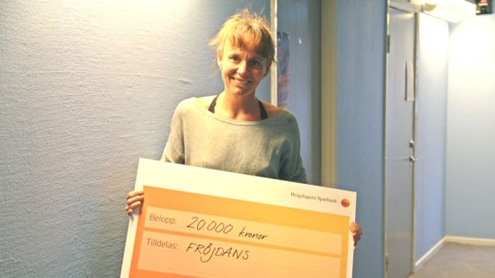 Jenny Eknor i Föreningen Fröjdans. Foto: Bergslagens Sparbank