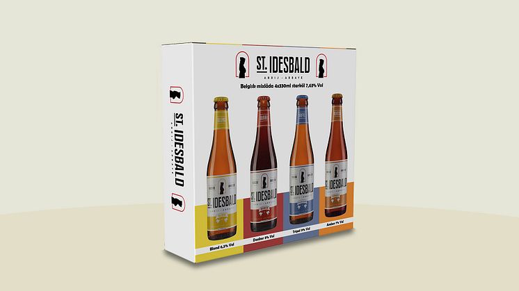 VÄRLDSNYHET! St Idesbald Belgiskt mixpack lanseras 2:a December på Systembolaget.