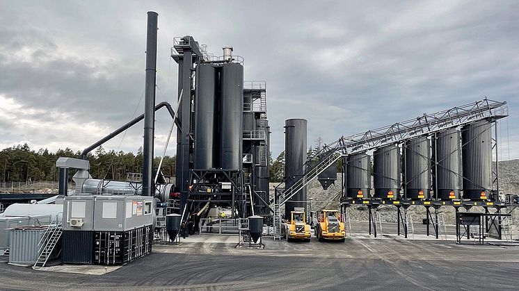 Svevia inviger ett nytt asfaltverk i Torslanda. Foto: Martin Svensson