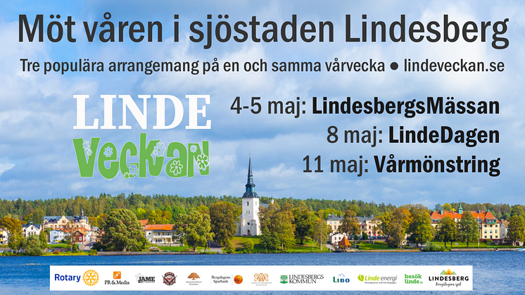 Det händer mycket i sjöstaden Lindesberg under LindeVeckan 2019
