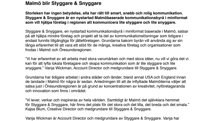 Malmö blir Styggare & Snyggare