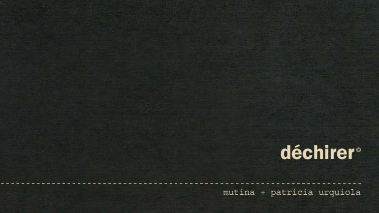 Katalog Centro Designers, Serie DECHIRER (Patricia Urquiola)