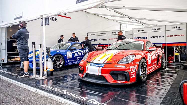 Porsche Denmark Racing knusende tæt på GT4-mesterskab