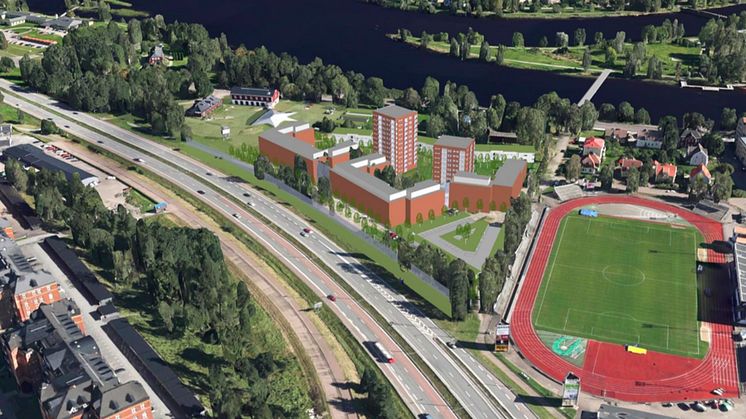 Riksbyggen i projekt för 250 nya bostäder i Klara, Karlstad