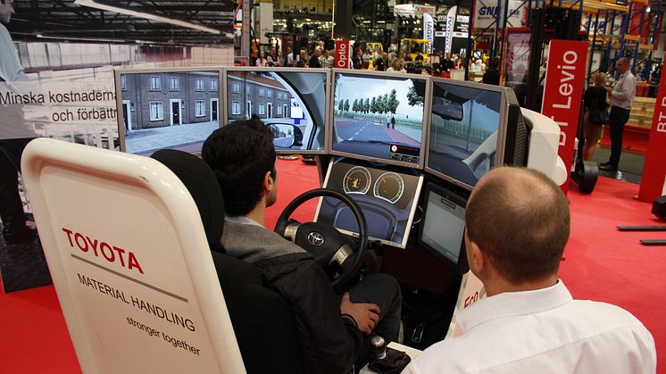 Ecodriving simulator hos Toyota Material Handling