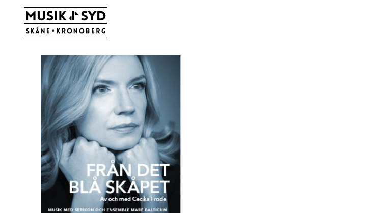 Cecilia Frode i nya föreställningen FRÅN DET BLÅ SKÅPET