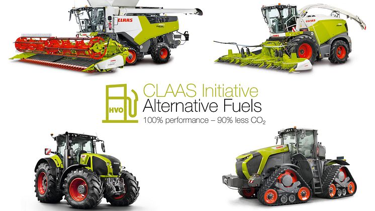 Sustainable fuel for CLAAS tractors and harvesting machines from Harsewinkel and Le Mans