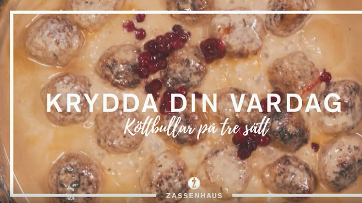 Krydda din vardag – Köttbullar x3