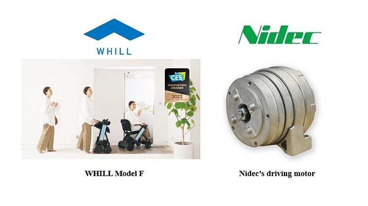 WHILL-“WHILL Model F” and Nidec’s driving motor