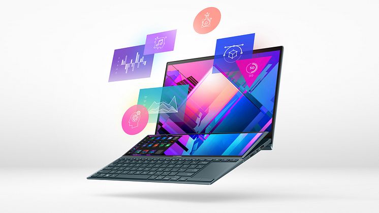 ASUS lancerer ZenBook Duo 14, en bærbar til alle, der har brug for mere plads