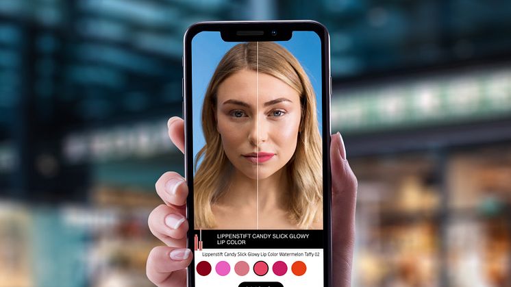 Augmented Reality Erlebnisse beim virtuellen Testen von Produkten auf dm.de