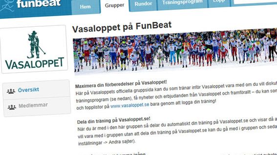 Nu kan Vasaloppets deltagare hitta nya träningskompisar