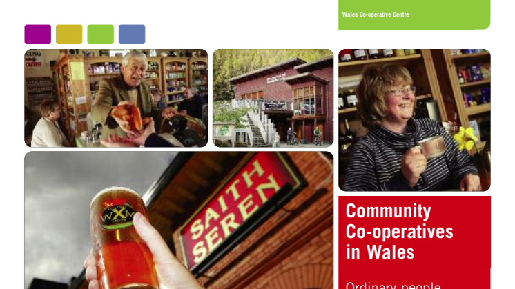 Community Co-operatives in Wales - ordinary people doing extraordinary things