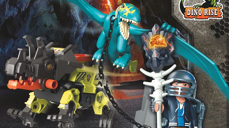 PLAYMOBIL DINO RISE: Auf Achterbahnfahrt in der Dino Mine