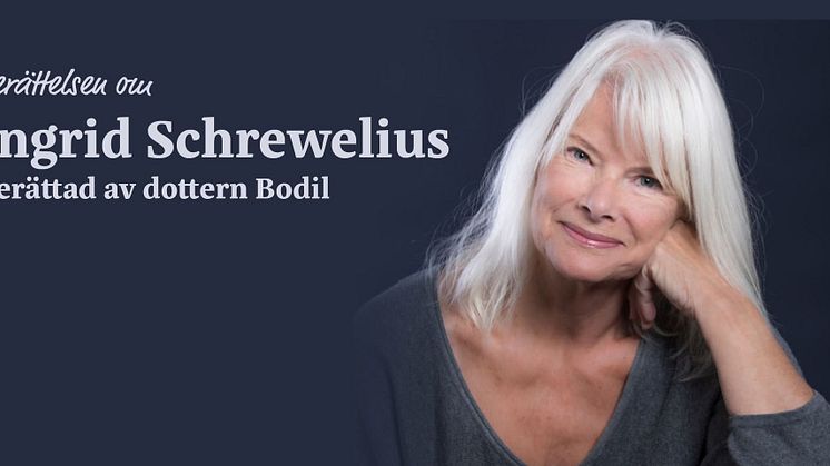 Bodil Schrewelius på Nöjesteatern - Berättarkväll Tisdag 27 oktober kl 19.00
