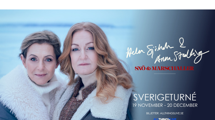 Helen Sjöholm & Anna Stadling släpper gemensamt album och åker ut på julturné 