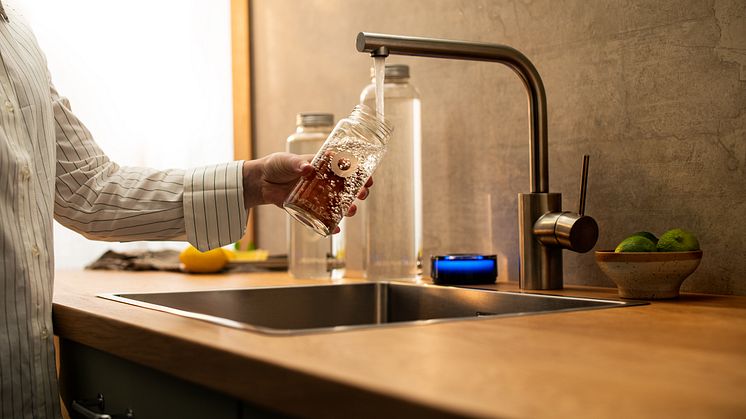 The ground-breaking Bluewater Kitchen Station 1™ water purification system allays consumer fears about tap water quality by ensures drinking and washing water is cleansed of PFAS chemicals and microplastics