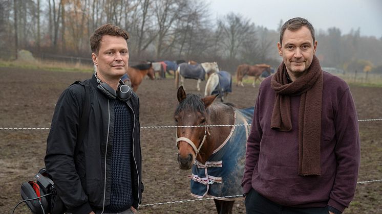 Daniel Velasco och Robert Barkman, nominerade i kategorin Årets Berättare 2018