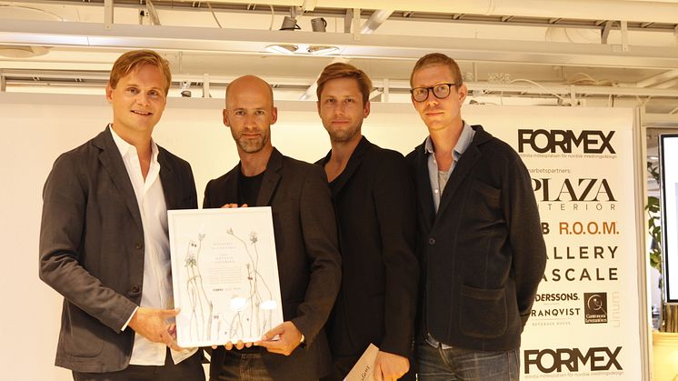 This year’s Nova chosen: Mattias Stenberg wins the Formex Design Award for best young Nordic designer
