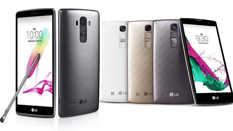 LG G4 STYLUS OCH LG G4C GÖR DEBUT PÅ DEN SVENSKA MARKNADEN 