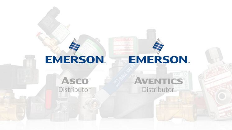 Vi hjälper dig att hitta rätt produkter och lösningar från Emerson Asco och Emerson Aventics.