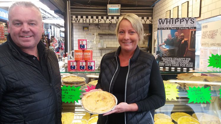 Grab a Paddy Pie on Bury Market – and help local charities