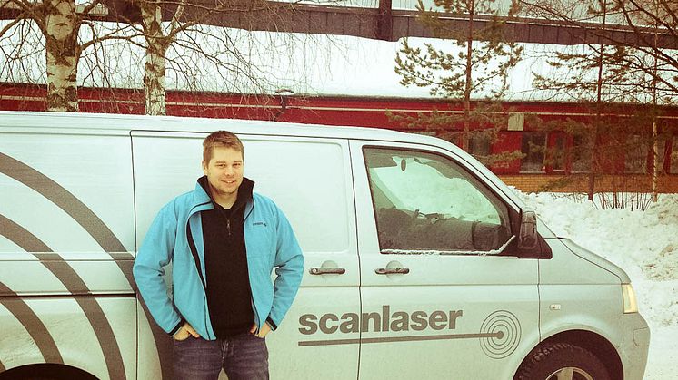 Mattias Malmsten - Ny GPS-Specialist på Scanlaser