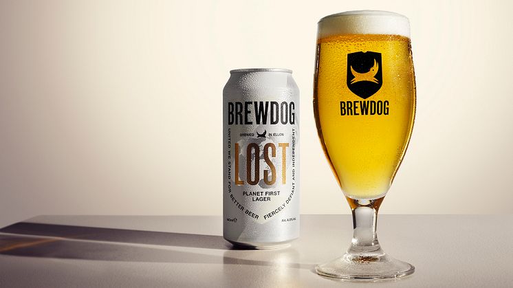 En ny lager i fasta sortimentet: BrewDog Lost Lager lanseras i dag den 1 december. Pris 16,90 + pant.