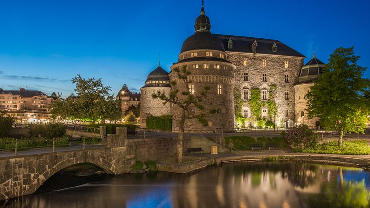 Historiske Örebro slott er et opplevelsesslott med mange spennende aktiviteter. Foto: Visit Örebro