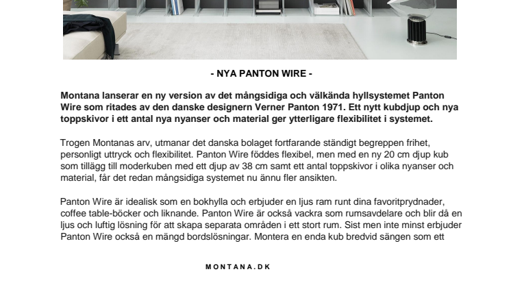 - NEW PANTON WIRE - 