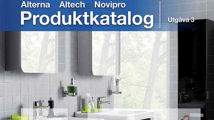 Ny produktkatalog Alterna, Altech och Novipro