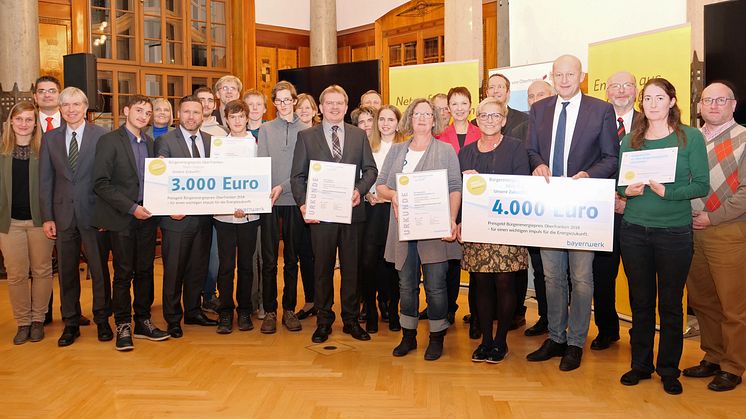 Verleihung Bürgerenergiepreis Oberfranken 2018