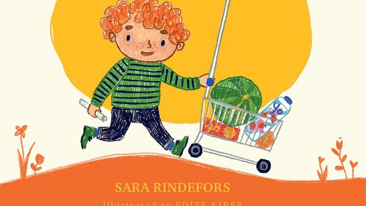 Glädjen i att handla i Sara Rindefors nya barnbok "Hugo handlar"