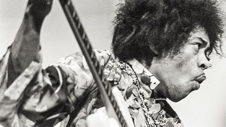Jimi Hendrix Gröna Lunds stora scen 1967 © T H U R E S S O N ’ S   P H O T O   C O L L E C T I O N