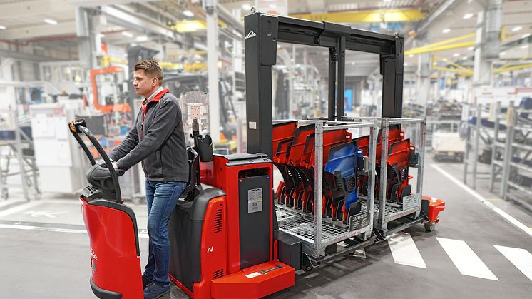 Nya Trolley Supply Truck från Linde Material Handling 